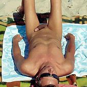Sunbathe beach nude.