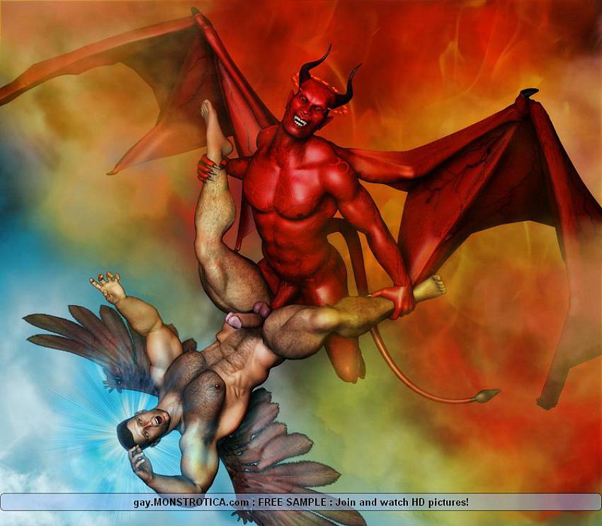 Gay Demon Porn - Demonic anal lover creatures. Gay content - 4 pics.