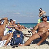 In nature's garb studs flashes large dicks.