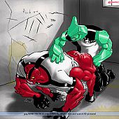 Monster homo porn cartoons.